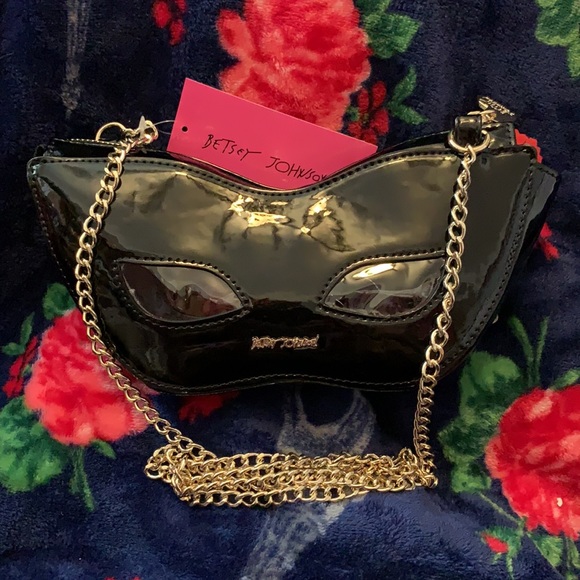 NWT! ⭐️RARE!⭐️ BETSEY JOHNSON Masquerade Purse - Picture 2 of 5